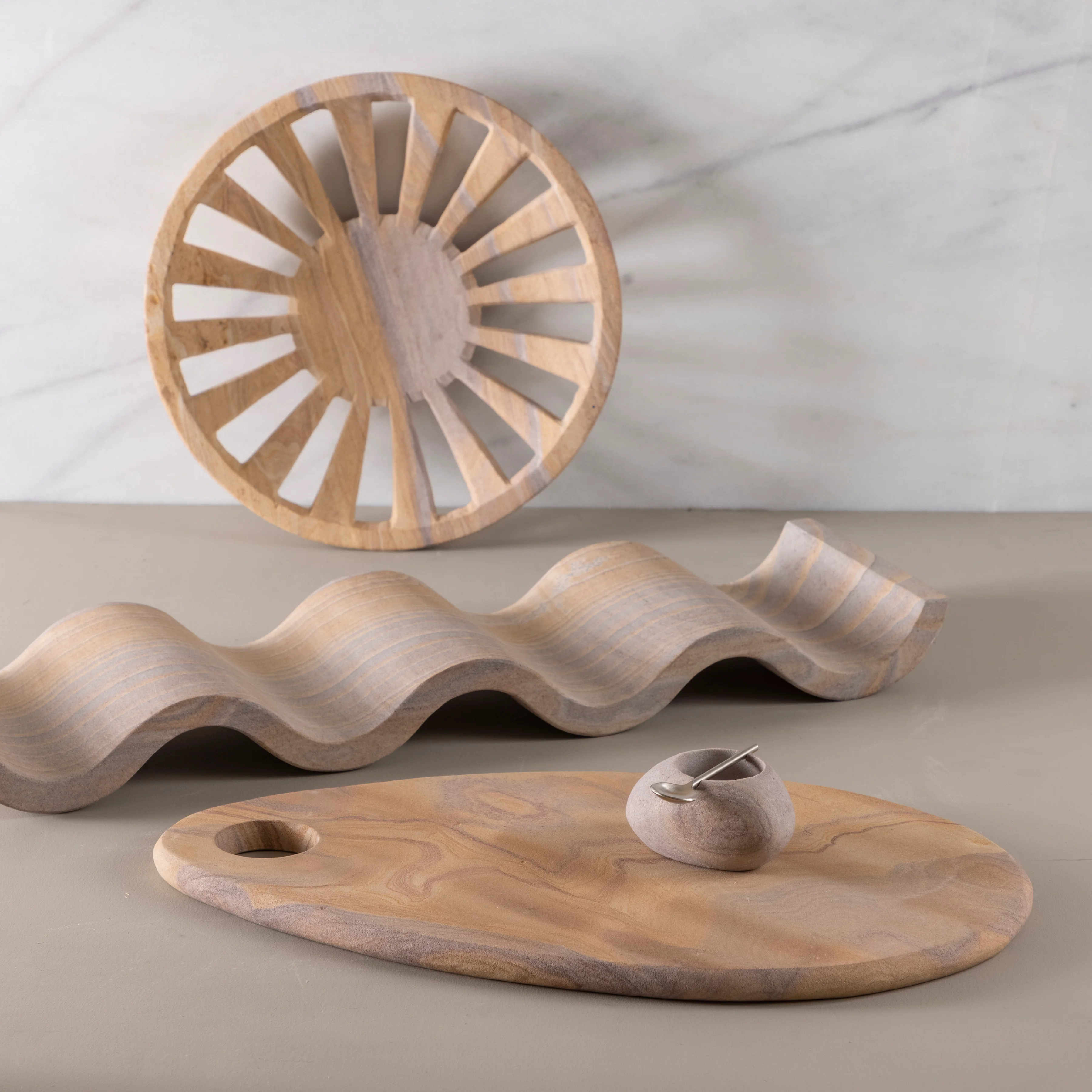 Rainbow Sandstone Bowl - Image 7
