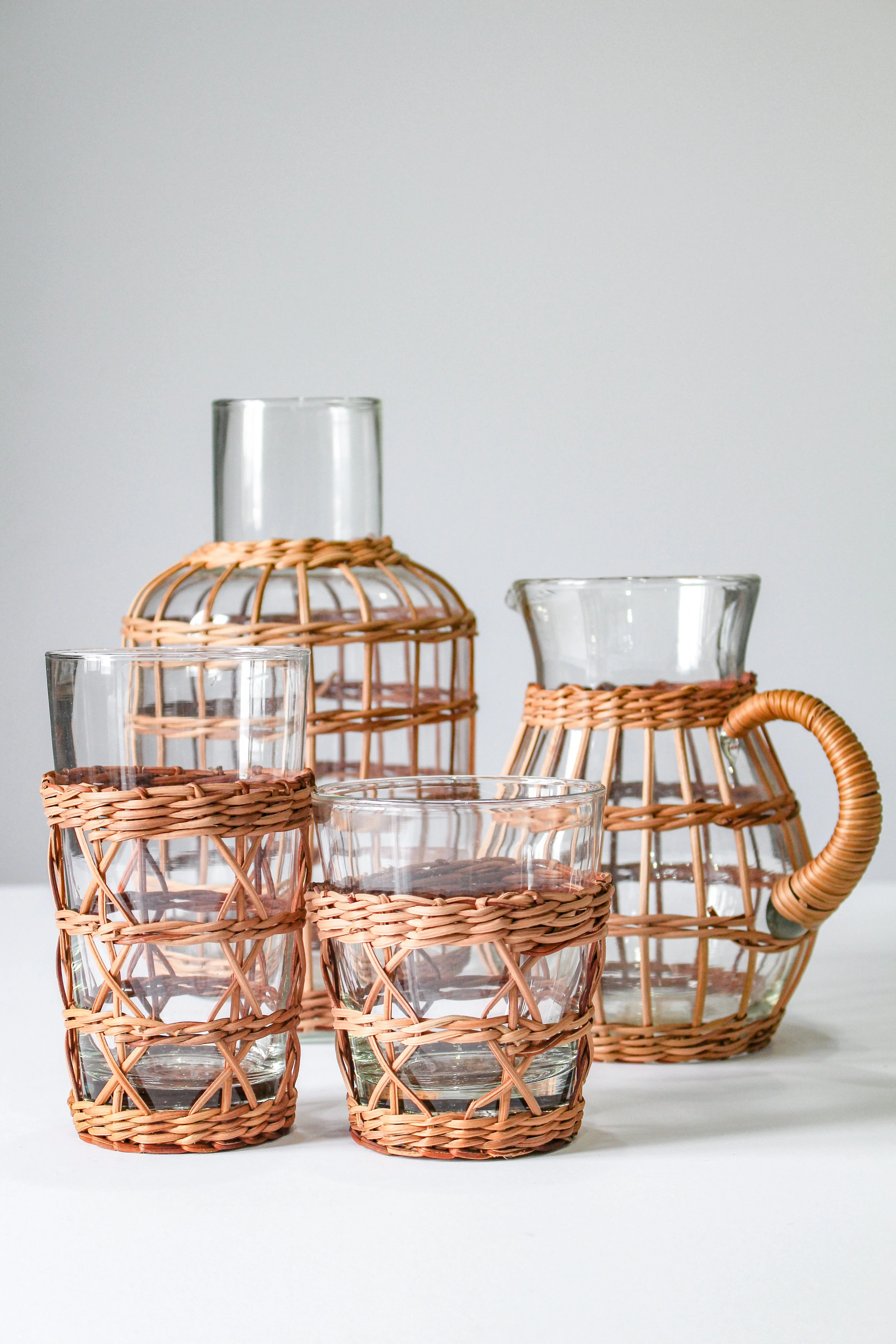 Seagrass Rattan Wide Cage Tumbler - Image 4