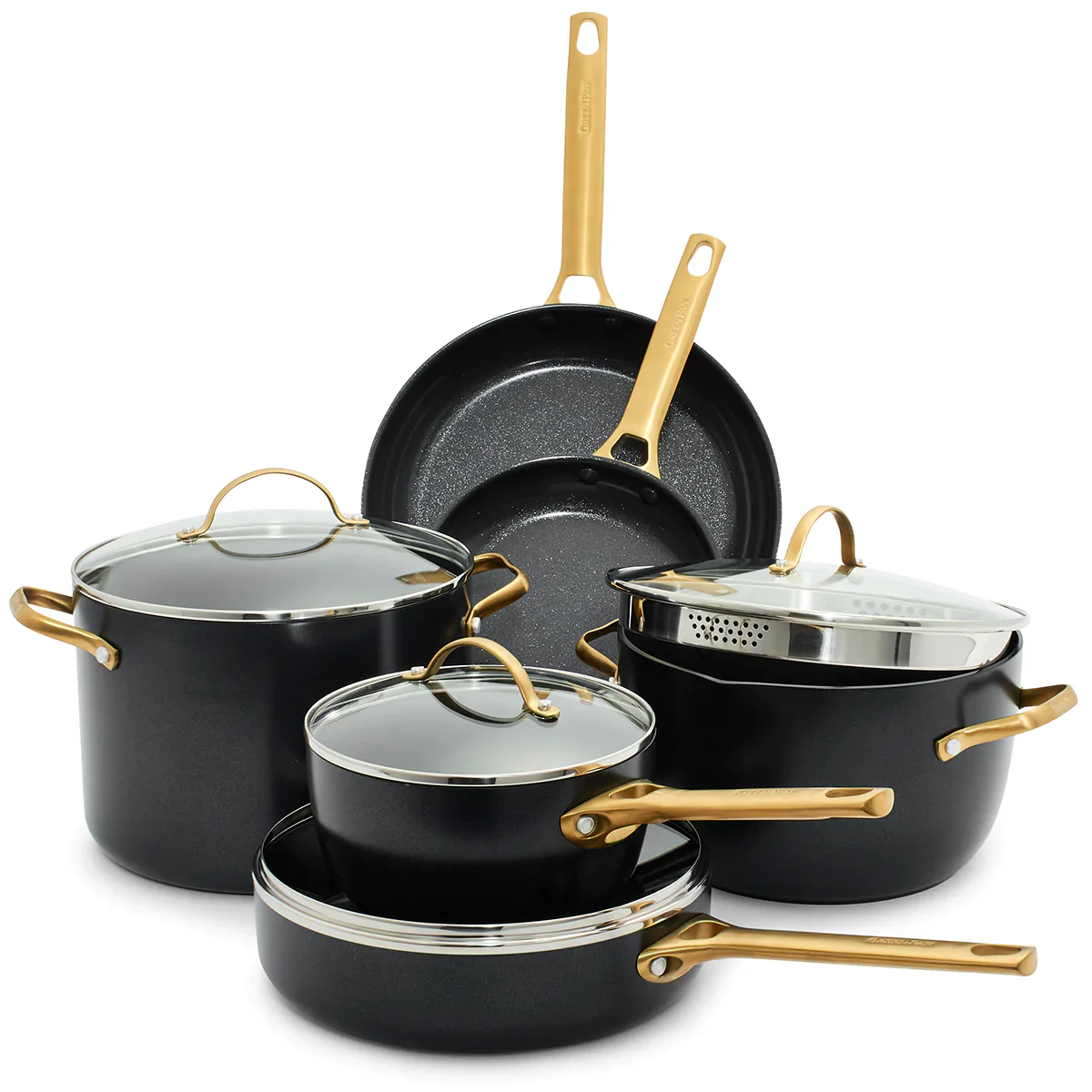 Reserve Cookware 10 Piece Set, Black - Image 5