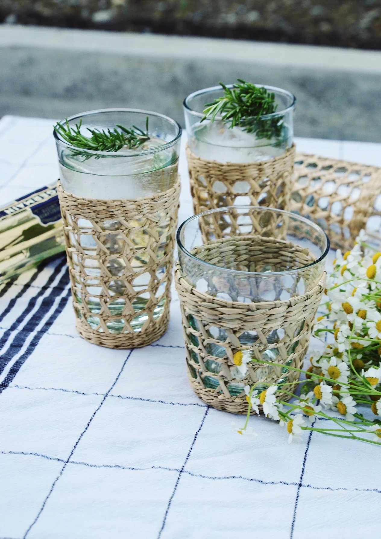 Seagrass Cage Highball Glass - Image 5