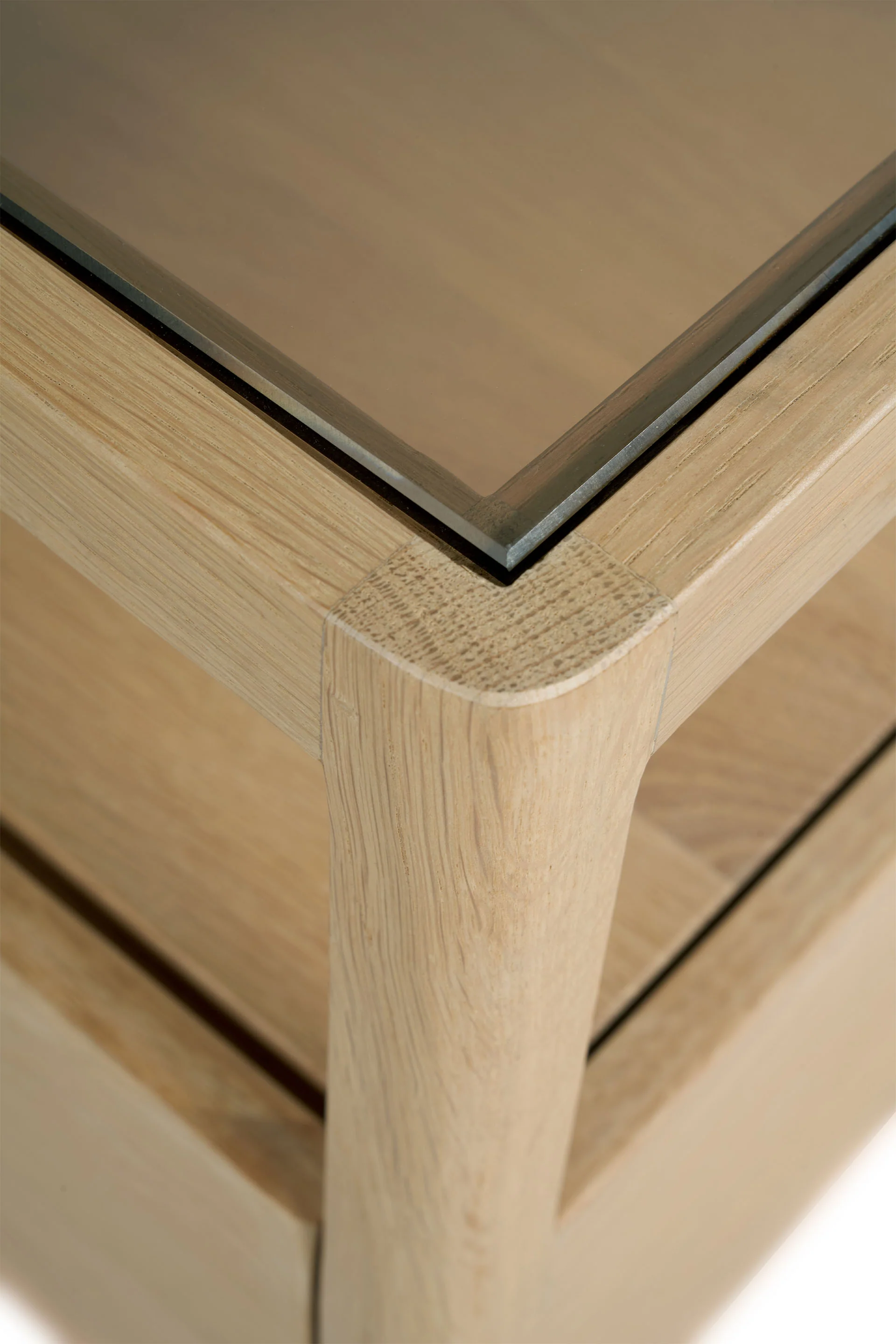 Spindle Solid Oak Bedside Table - Image 4