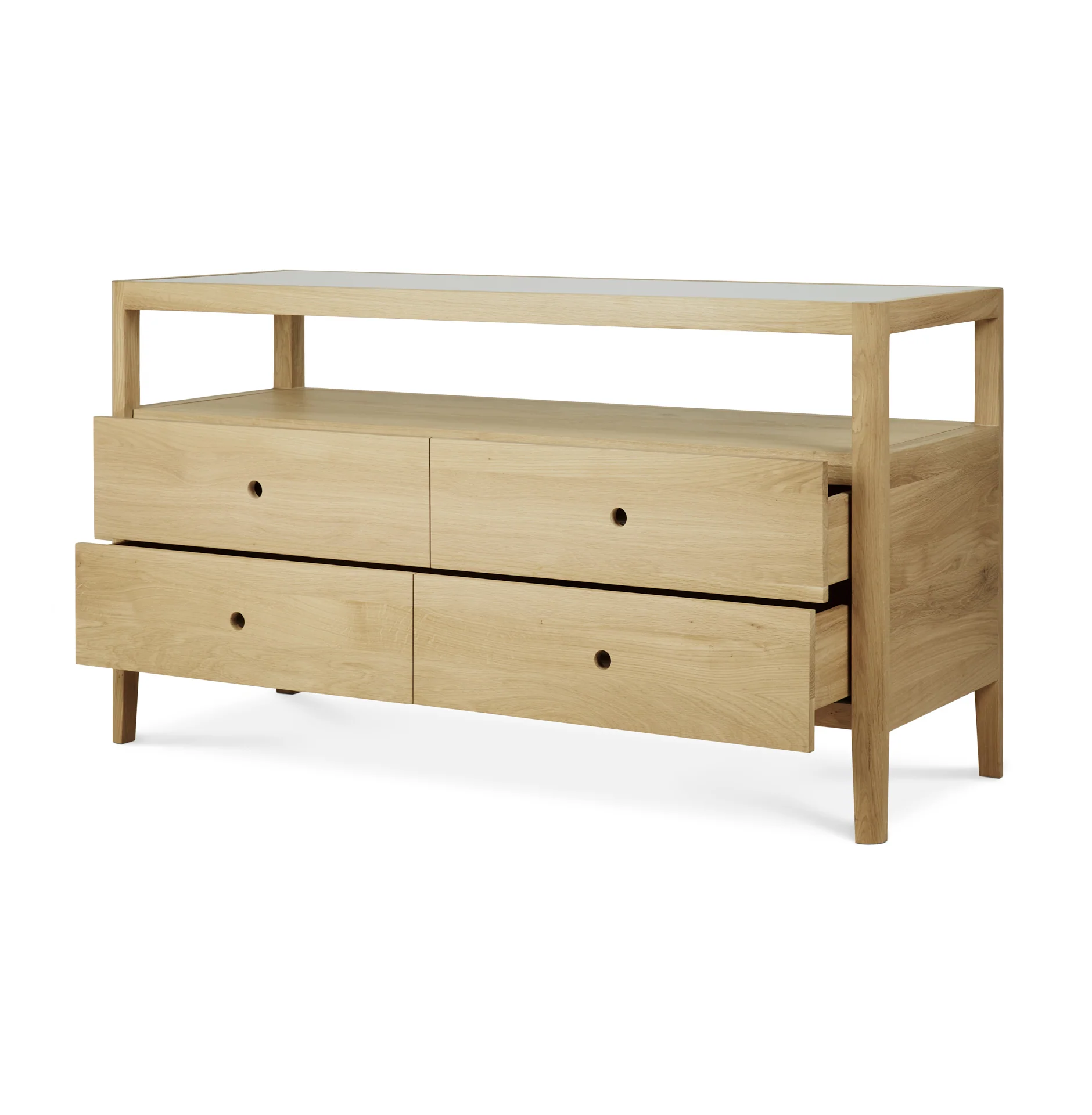 Spindle Solid Oak Dresser - Image 9