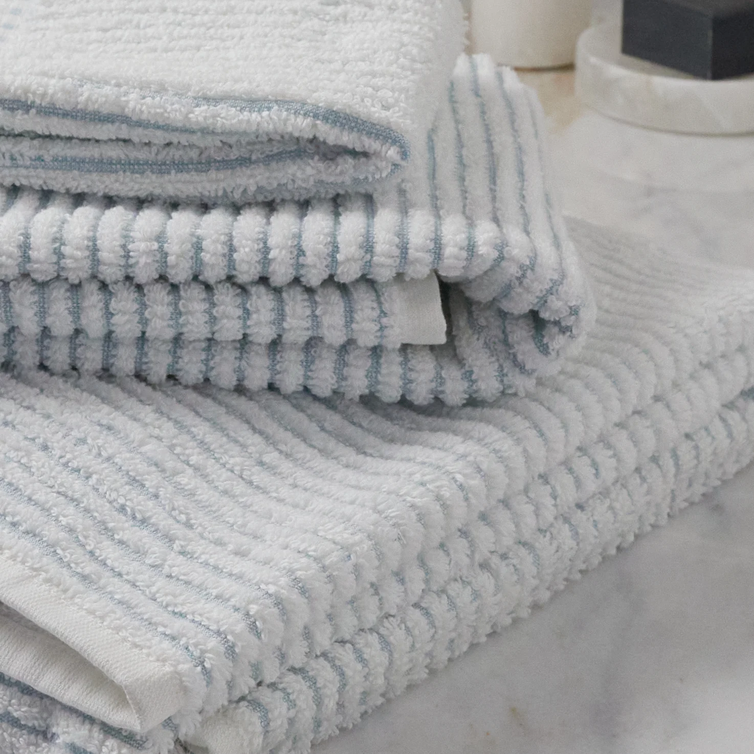 Sullivan Bath Towel, Sterling Blue - Image 2