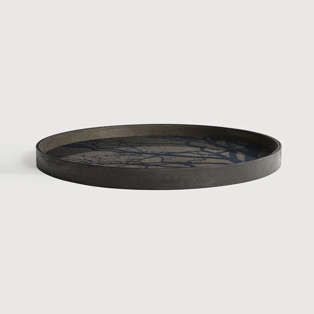 Round Black Tree Tray, Large - Image 5