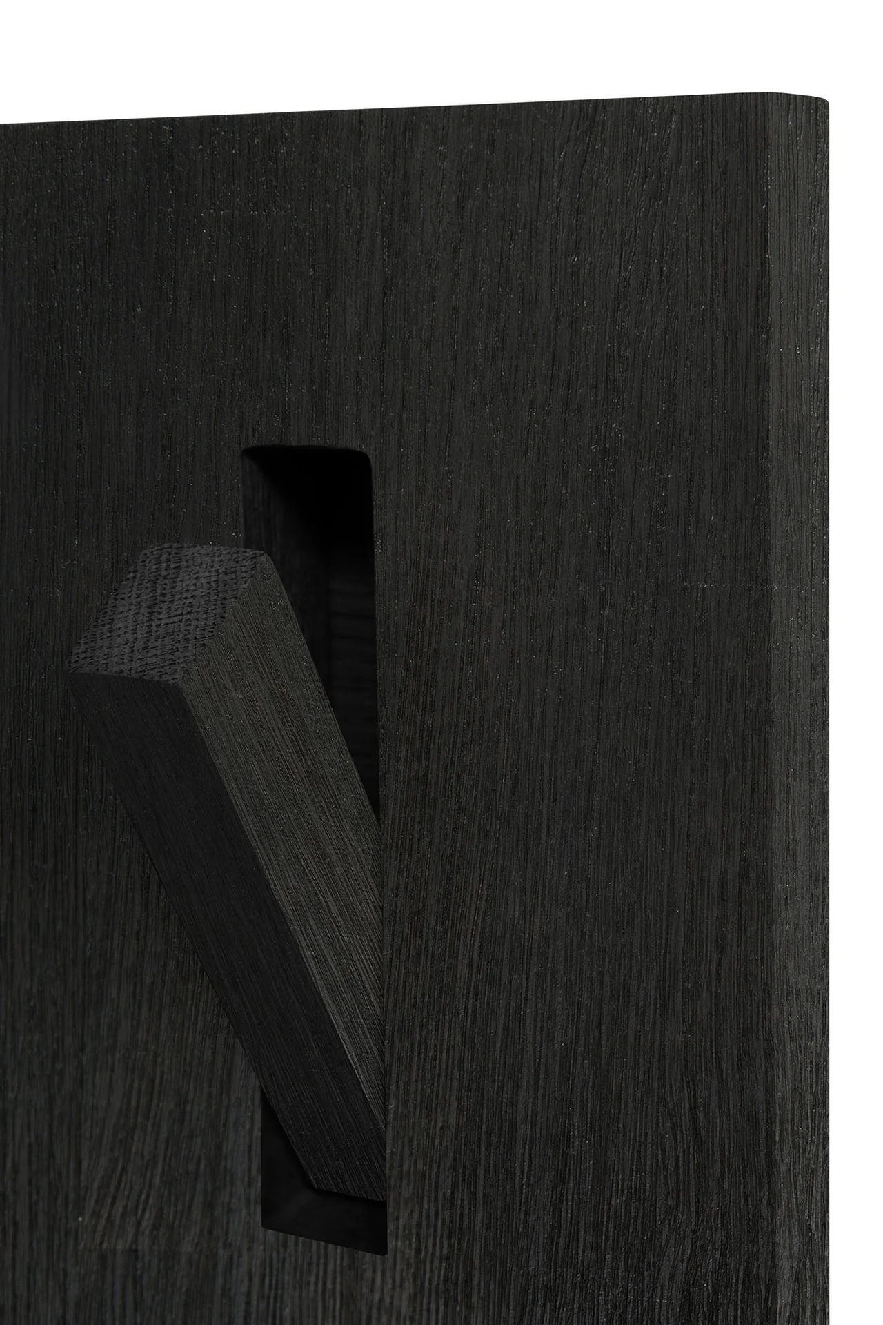 Utilitile Solid Black Oak Wall Hanger - Image 9