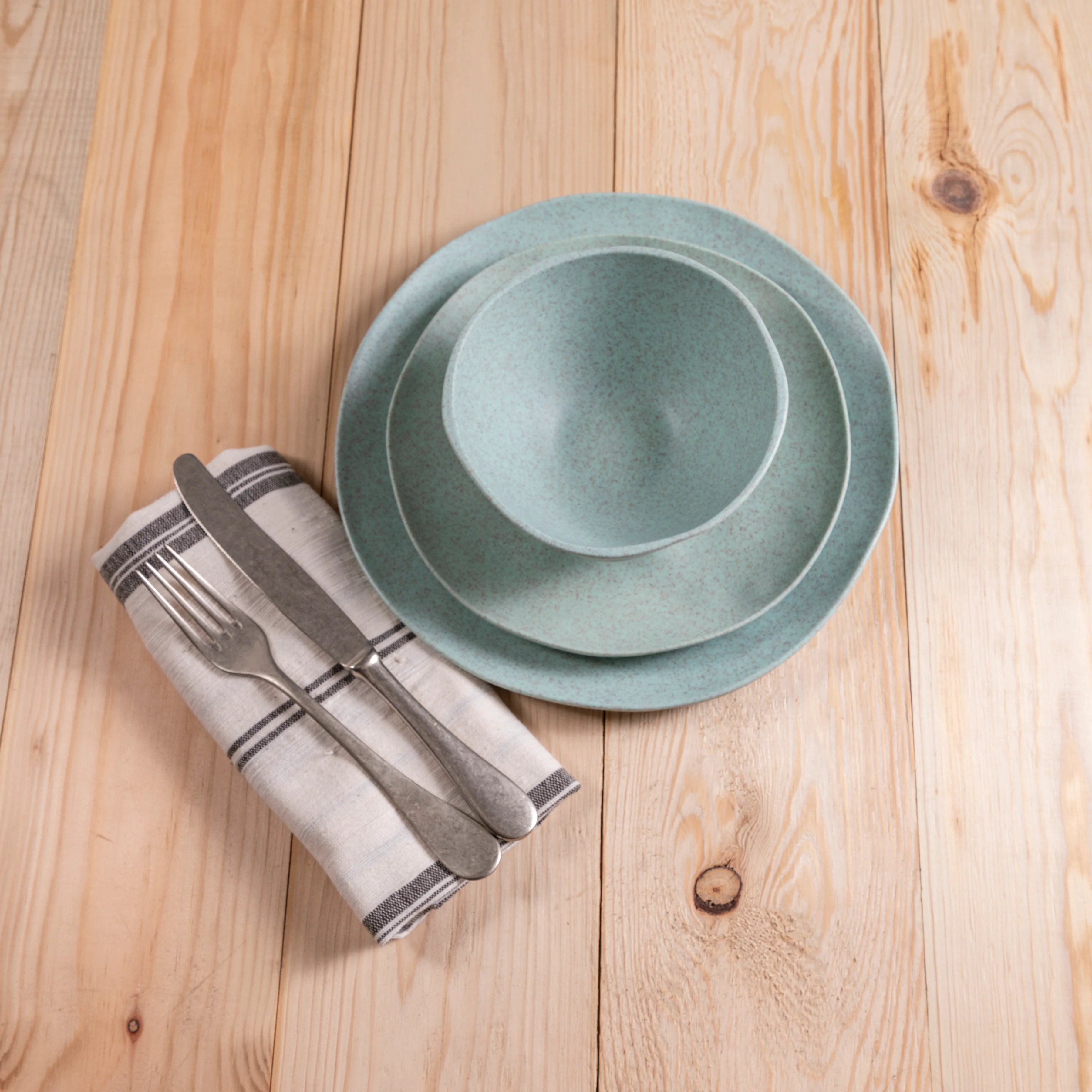 Al Fresco Organic Soup/Cereal Bowl, Sage Green, Set of 4 - Image 4