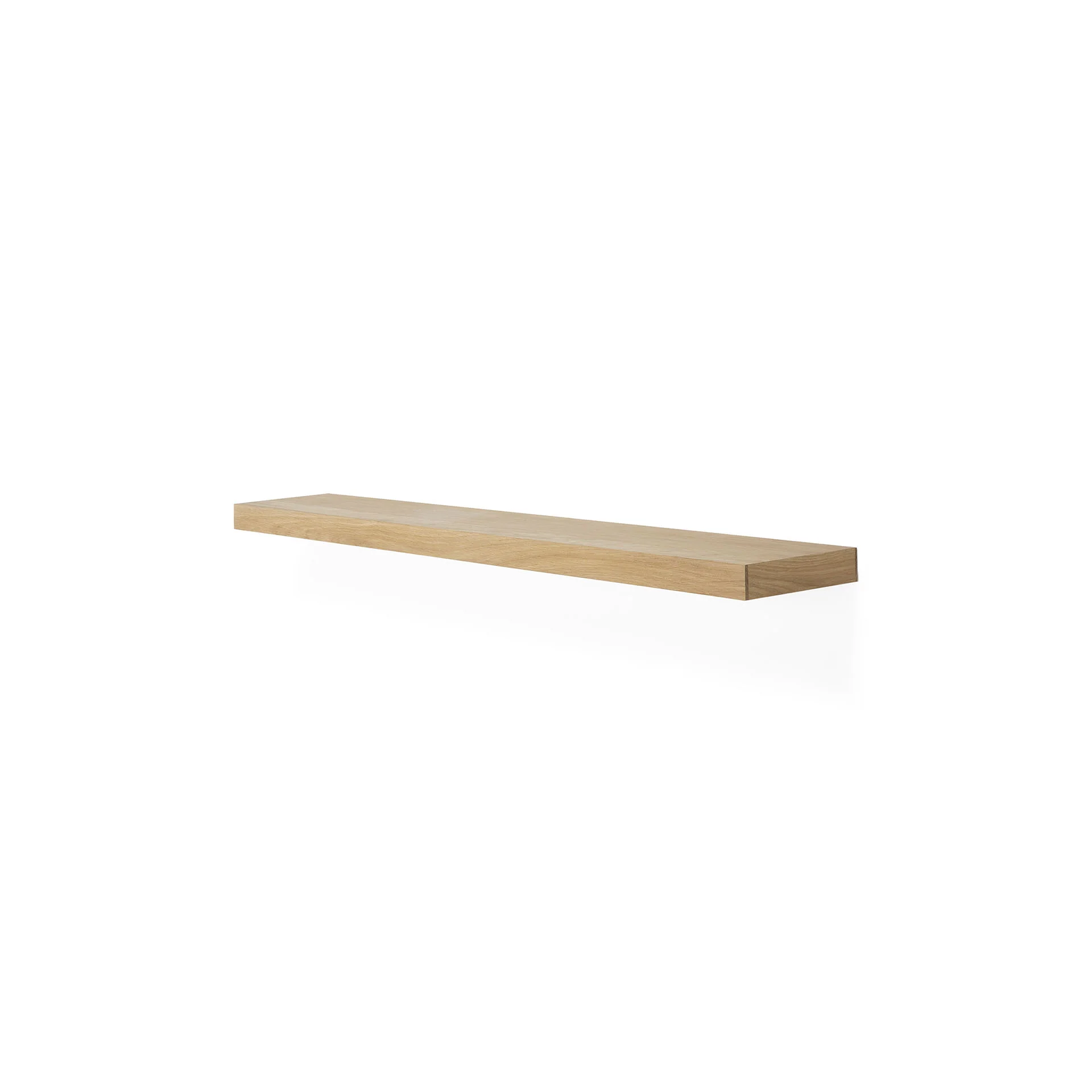 European Oak Wall Shelf, 55" - Image 4