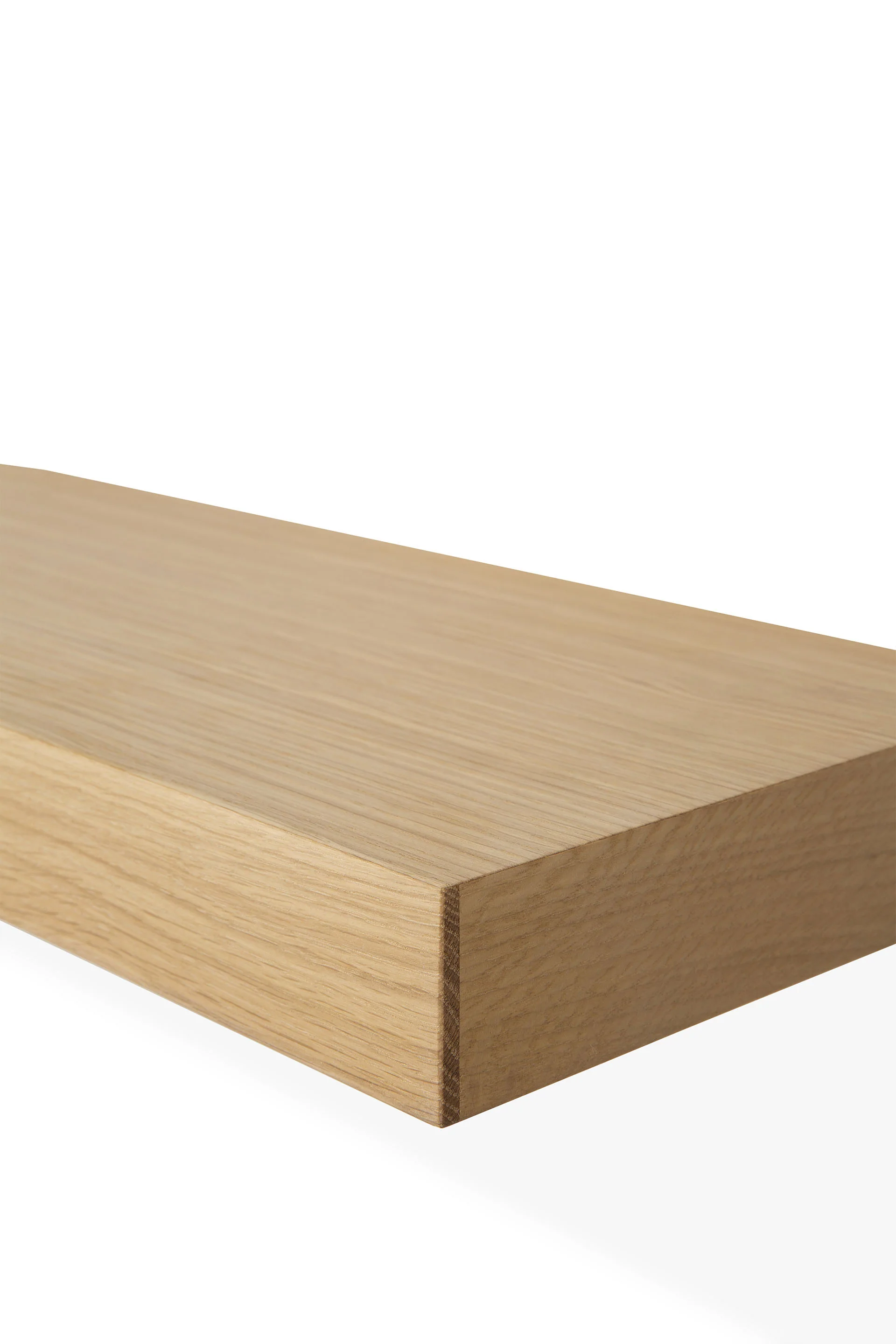 European Oak Wall Shelf, 55" - Image 6