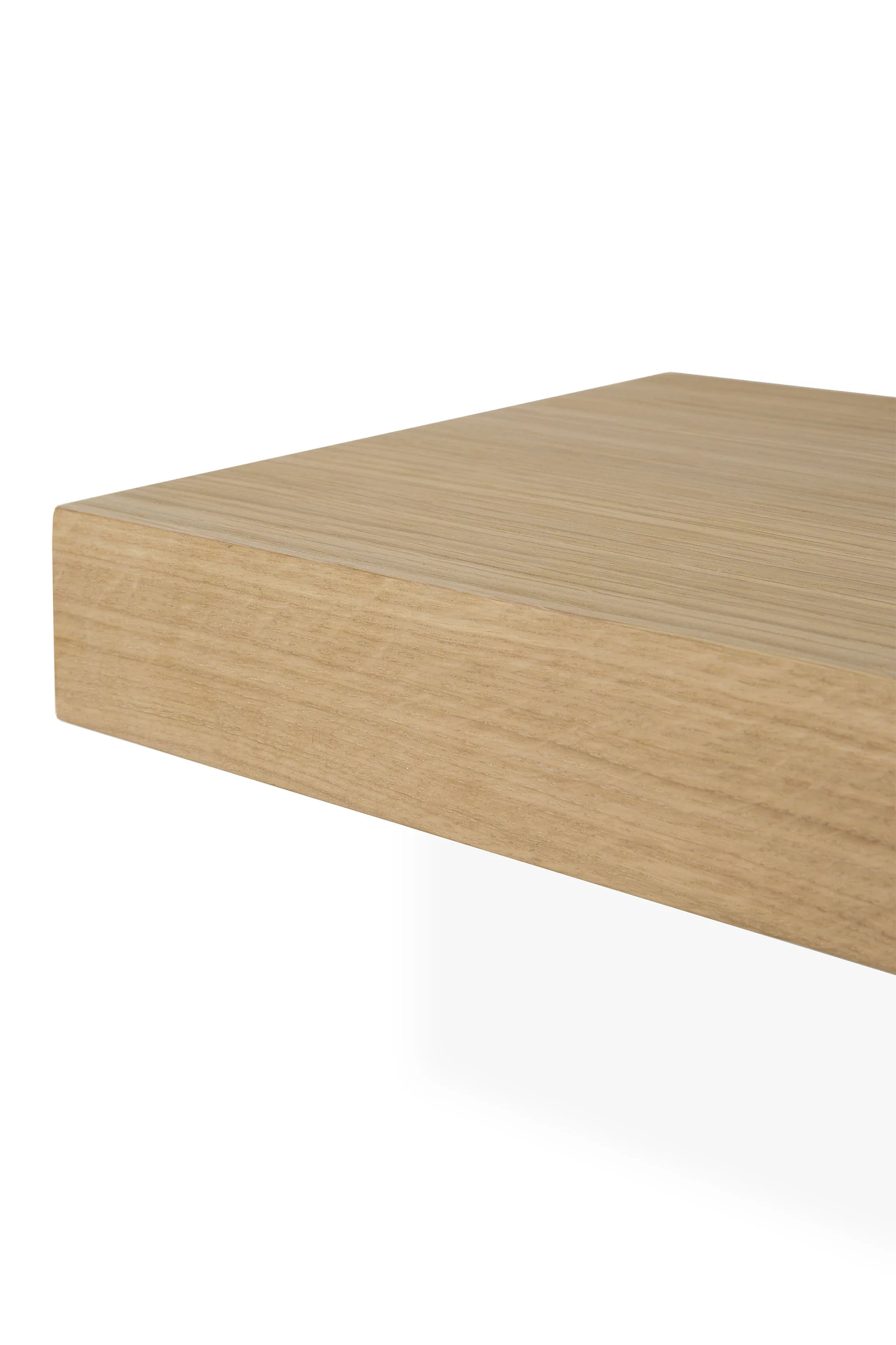 European Oak Wall Shelf, 55" - Image 7