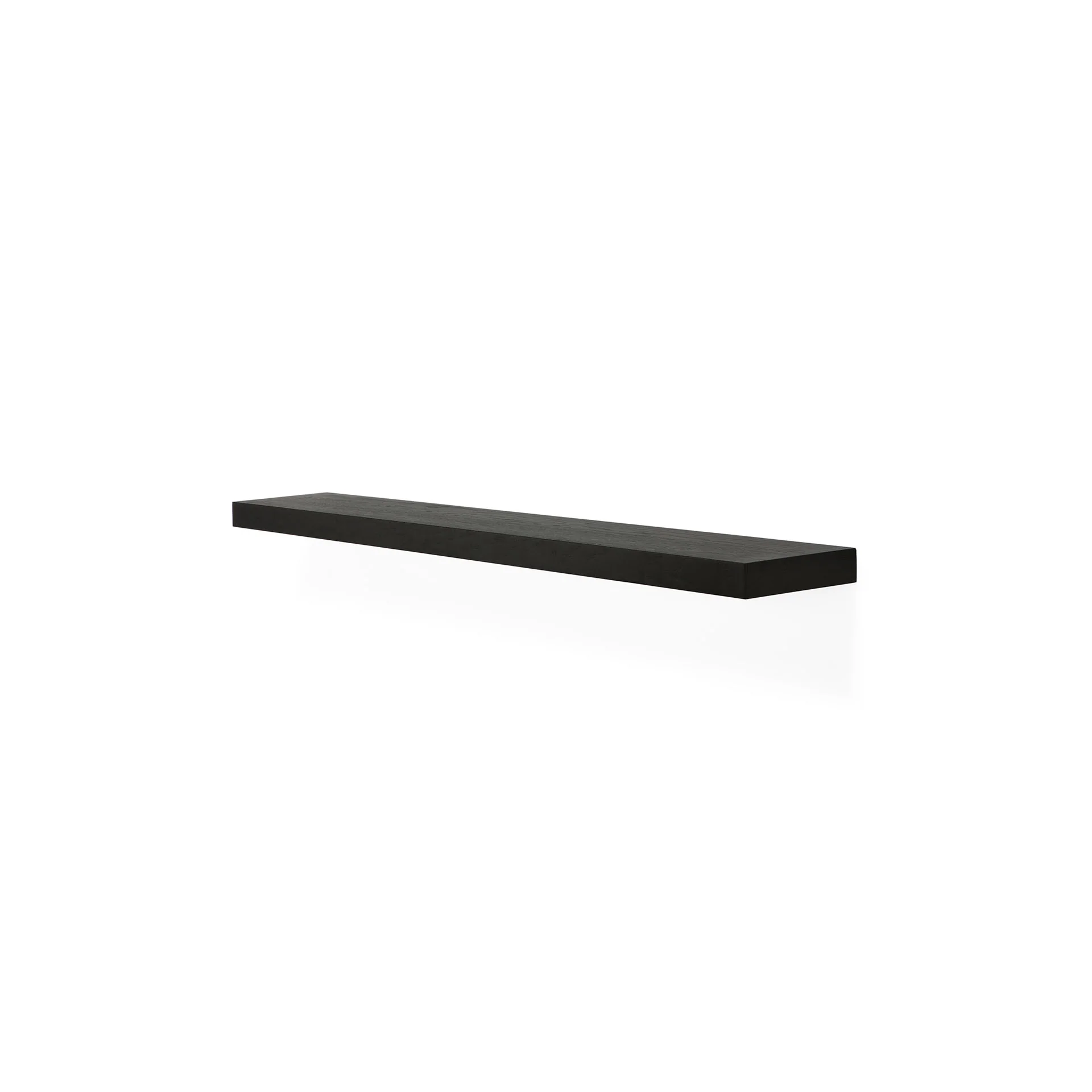 European Black Oak Wall Shelf, 55" - Image 2