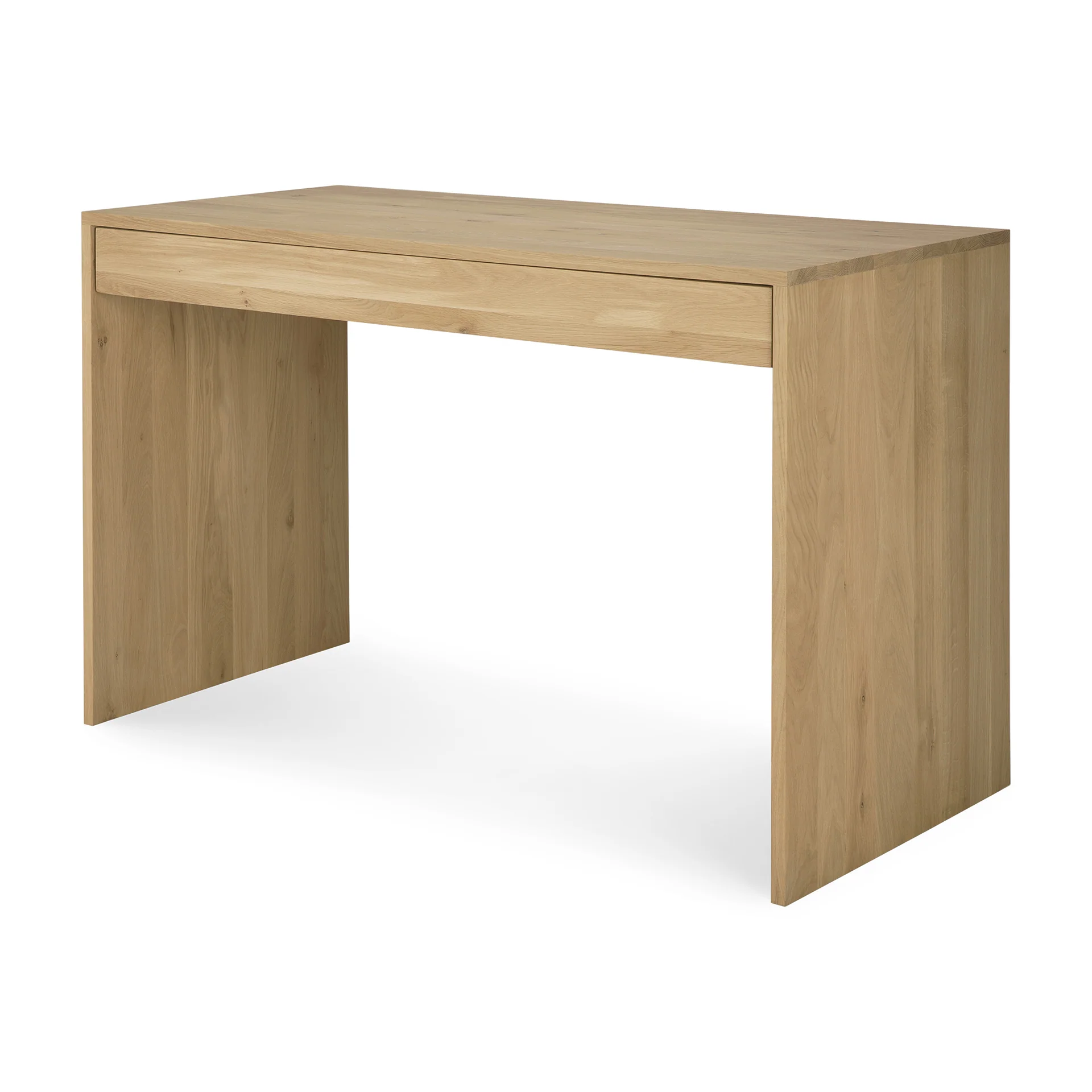 Wave Solid Oak Desk - Image 2
